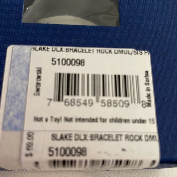 Swarovski Slake Purple Alcantara Crystal Studded Duo Wrap Bracelet - Picture 4 of 5